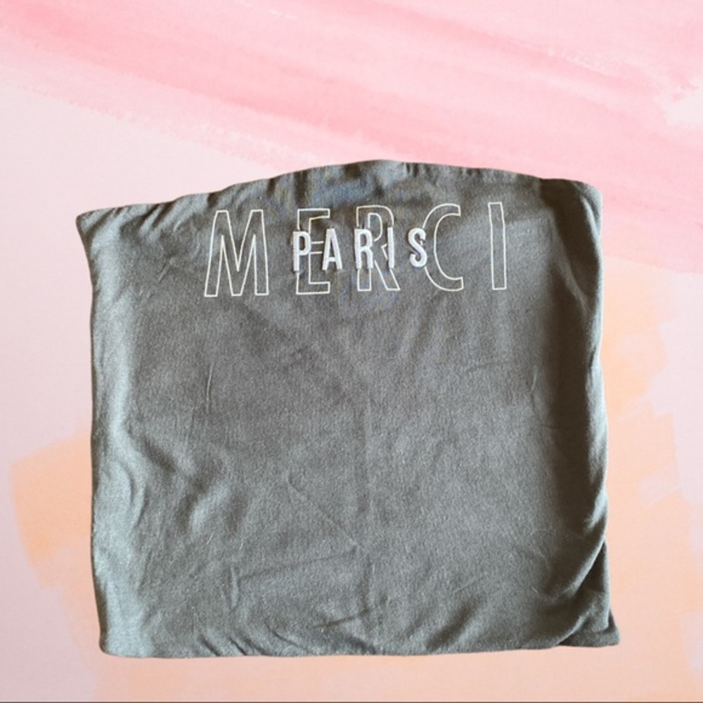 Merci Paris Tube Top, Black -Size Medium-NWT